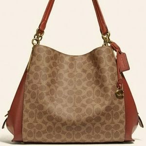 New💚Coach Retail Dalton 31 in Colorblock Signature